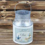 New Design Paper Decal Metal Iron Garden Bucket Wholesale thumbnail-1