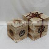 Wooden Gift Box, Wooden Cookies Box thumbnail-1