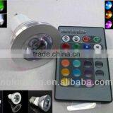 3W RGB Led Spotlight With Remote Control thumbnail-2