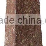 Square Cone Shape Red Rusty Finish Oil Burner Antique Kerosene Lamps thumbnail-1