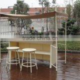 Rattam Patio Bar Furniture With Canopy For Sale thumbnail-3