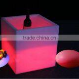 LED ice bucket / plastic remote led ice bucket /plasticice bucket plastic square