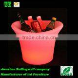 LED Furniture Standing Led Ice Bucket Belvedere Vodka Bottle Ice Bucket