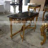 Hot Sale Classical European Style Console Table With Wood or Marble Top thumbnail-3