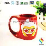 350ml Ceramic Coffee Mug Irregular Shape 3D Ceramic Mug thumbnail-4