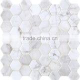 MM-CV239 Cheap Price Decorative Natural Stone Hexagon Marble Stone Mosaics thumbnail-2