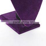 Pruple Velvet Necklace Jewelry Display for Sale thumbnail-5