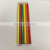 OEM color pencils with logo printing on pencil and package color pencil