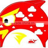 High Quality Shark Swimming Caps Colorful Baby Swim Cap Rubber Swim Cap for Youth thumbnail-4