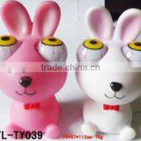 Novelty Vinyl Eyes Pop Out Squeeze Animal Toys thumbnail-5