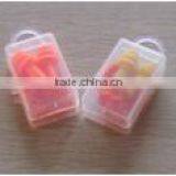 Oft Silicone Corded Ear Plugs Reusable Hearing Protection Noise Reduction Earplugs Protective thumbnail-1