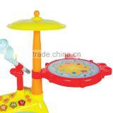 Dongguan Toys Kids Electronic Toy Drum Set With Adjustable Sing-along Microphone and Stool From Factory thumbnail-5
