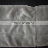 Rectangle Purple Fabric With White Embroidery Word Rubber Hot Water Bottle Cover thumbnail-2