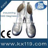 Aluminum Foil Composite Fireproof Fabric Silver Boots(Resistant 1000 Degree) thumbnail-1