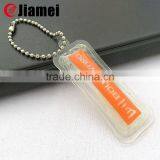 Custom Design Jacket Soft PVC Down Feather Hang Tag