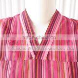 Korean Style Stripe Pajamas for Men With Pocket Elastic Waist 2 Piece Set Hotel Quality Autumn Unisex Pajamas For Sauna thumbnail-3