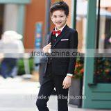 Custom Made High Class All Black Trendy Kids Tuxedo Suit Business Suits for Children thumbnail-1