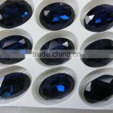 18*25 Oval Rhinestone Charming Crystal Fancy Bead Montana thumbnail-1