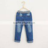 Car Sailing Embroidery Waist Denim Trousers thumbnail-2