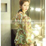 Sexy Sailed Women Sports Padded Bikini Swimwear With Mixed Print thumbnail-5