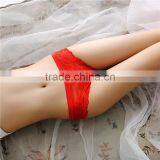 Stock New 2016 Lace Sey Women Panties Sey Women Thongs and G Strings Transparent Female Seamless Lingerie Hipster Flower Underwe thumbnail-2