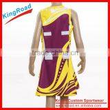 Pro Team Custom Netball Jersey Custom Sublimation Basketball Jersey Netball Dresses thumbnail-3