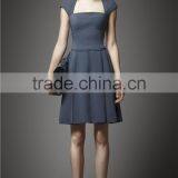 100% Cotton Loose Fashion Designer Korean Fashion A Line Lace Evening Dress thumbnail-5