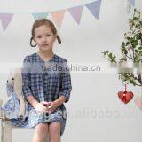 New Style Children Clothes Cotton Long Sleeve Plaid Wholesale Classical Fancy Baby Casual Dress thumbnail-4