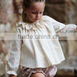 China Top Ten Selling Products 100 Little Model Girl Latest Design Ruffle Top thumbnail-2