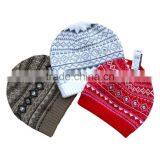 Knitted Women New Style Girls Fashion Winter Women Hat Beanie Factory thumbnail-2