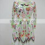 New Arrival Flower Printing Chiffon Latest Design Maxi Dress for Women SR-D9787 thumbnail-1