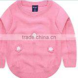 Custom Factory Latest Fancy Embroidered Flower Winter Kids Cottton Sweater thumbnail-4