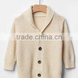 Baby Shawl Collar Cardigan Soft Sweater Coat thumbnail-1