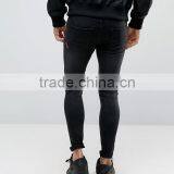 Hot Sale Mens Jeans 2017 Fashion Skinny Denim Jeans Rips Jeans Custom thumbnail-2