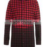 Mans Extra Long Plaid Dyed Shirts Latest Design thumbnail-5