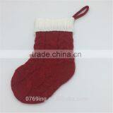 Knitting Christmas Sock For Festival Biger Christmas Knitting Sock thumbnail-5