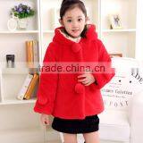 5-11 Years Sweet Beauty Girls Imitation Fur Coat, Comfortable Fashion Autumn and Winter Coat thumbnail-3