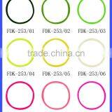Wholesale Plain Colorful Girl Accessories Fabric Elastic Hair Ties Rope thumbnail-1