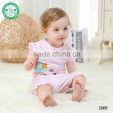 Ruffled Infant Girls Clothing Summer Kids Cotton Clothes Sets thumbnail-2