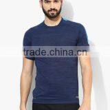 As Flash Cool Ss El Navy Blue Round Polyester Neck T-Shirt thumbnail-1