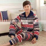 2015 Wholesale Flannel Men Winter Pajama Set thumbnail-1