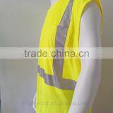 ANSI High Visibility Sleeveless 3M8710 Heat-transfer Reflective Tape Protective T-shirt thumbnail-3