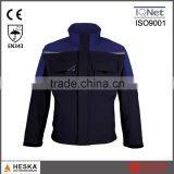 Mens Contrast Color New Cargo Heavy Duty Softshell Work Coat thumbnail-2