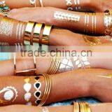 2015 Hot Sale Gold and Silver Flash Tattoo Sticker thumbnail-3