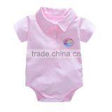 Factory Supply Plain Baby Body Suit 100% Cotton Baby Clothes Gown thumbnail-4