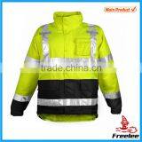 Reflective Strip us Navy Work Oil Field Winter Jacket