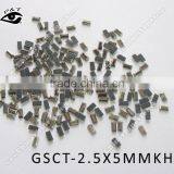 Hot Fix Rhinestone Rectangle 2.5x5mm Hematite Color thumbnail-1