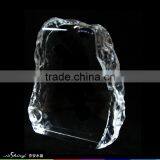 Optic Crystal Glass Blank Iceberg For Souvenirs Office Decoration JKC-0063 thumbnail-5
