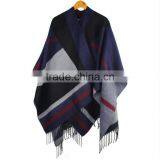 Women Winter Tartan Soft Cashmere Feeling Oversized Plaid Tartan Blanket Scarf thumbnail-2
