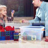 Children's Plastic Construction Blocks With Colors Megnetic Slice Puzzle Toys for Kids thumbnail-2